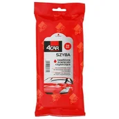 Kosmetyki samochodowe - Ściereczki SZYBA 24 sztuki 4CAR - miniaturka - grafika 1