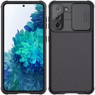 Etui i futerały do telefonów - Nillkin CamShield Pro Case pancerne etui pokrowiec osłona na aparat kamerę Samsung Galaxy S21 5G czarny - miniaturka - grafika 1