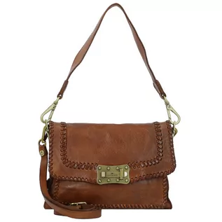 Torebki damskie - Campomaggi Torba na ramię skórzana 24 cm cognac C022460ND-X0597-C1502 - grafika 1