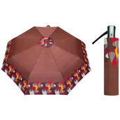 Parasole - Automatyczna parasolka damska Carbon Steel polskiej marki Parasol, elegancka rączka - miniaturka - grafika 1