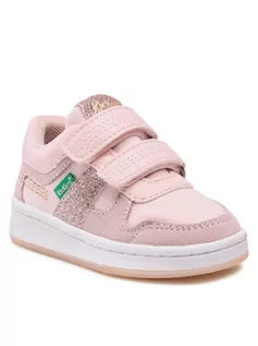 Buty dla dziewczynek - Kickers Sneakersy Bisckoto 894701-30-131 M Różowy - grafika 1