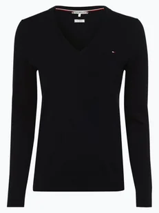 Tommy Hilfiger Sweter damski Kobiety Bawełna niebieski jednolity, S - Swetry damskie - miniaturka - grafika 1