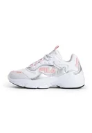 Buty dla dziewczynek - FILA Collene Logo Kids Sneakersy dziewczęce, Bia?e srebro, 30 EU - miniaturka - grafika 1