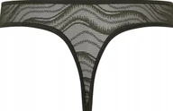 Majtki damskie - CALVIN KLEIN MAJTKI DAMSKIE STRINGI ZIELONE M 2A5D2 M 2_5 TIA - miniaturka - grafika 1