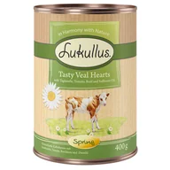 Mokra karma dla psów - Lukullus Spring Menu, delikatne serca cielęce - 24 x 400 g - miniaturka - grafika 1