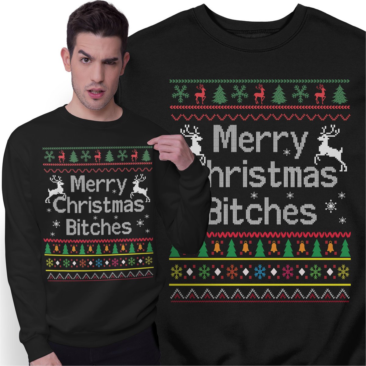 Świąteczna Bluza Prezent na Święta Merry Christmas Świąteczny Sweter