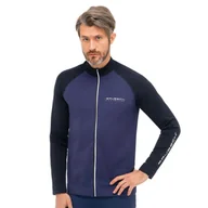 Bluzy sportowe męskie - Bluza dresowa termoaktywna rozpinana męska Brubeck Athletic - miniaturka - grafika 1