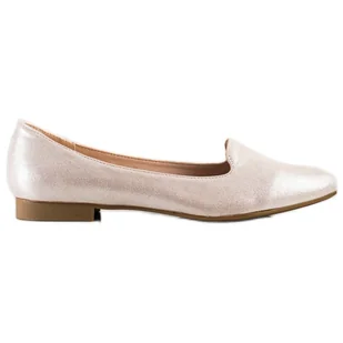 Złote Lordsy Sergio Leone złoty - Mokasyny damskie - miniaturka - grafika 1