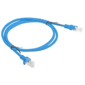 Patchcordy - Lanberg Patch cord kat.5E 1M niebieski PCU5-10CC-0100-B - miniaturka - grafika 1