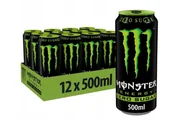 Napoje energetyczne i izotoniczne - Napój Monster Green 500 ml 12x ZESTAW Czarny Zero Cukru - miniaturka - grafika 1