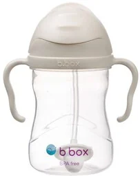 B.box Bidon ze słomką 240ml 6m+ Latte - Kubki dla dzieci - miniaturka - grafika 1
