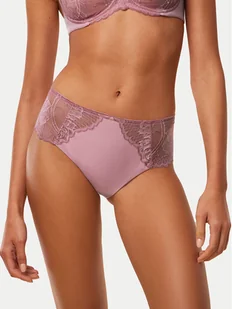 Triumph Figi klasyczne z wysokim stanem Wild Peony Florale 10209626 Różowy - Majtki damskie - miniaturka - grafika 1