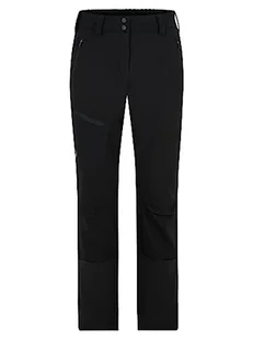 Ziener NOLANE Softshell Hybrid spodnie damskie, wiatroszczelne, elastyczne, funkcjonalne, czarne, 40 - Spodnie damskie - miniaturka - grafika 1