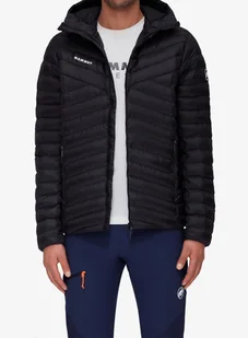 Kurtka ocieplana Mammut Albula IN Hooded Jacket - black - Kurtki męskie - miniaturka - grafika 1