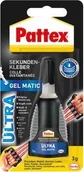 Pistolety do klejenia - Pistolet do kleju Pattex Pattex Sekundenkleber Ultra Gel, Matic, Tube mit 3g - miniaturka - grafika 1