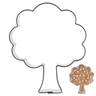 Formy do ciast - Wykrawacz do ciastek stalowy drzewo 6 cm - miniaturka - grafika 1