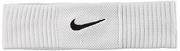 Ozdoby do włosów - Nike Dri-Fit Reveal opaska na głowę biała/chłodna szara/czarna - miniaturka - grafika 1