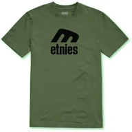 Koszulki męskie - t-shirt ETNIES ICON TEE Military - miniaturka - grafika 1