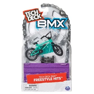 Tech Deck fingerbike BMX mini rower We The People w zestawie z przeszkodą - Samochody i pojazdy dla dzieci - miniaturka - grafika 1