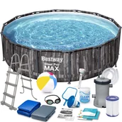 Baseny ogrodowe - Basen ogrodowy, stelażowy, Bestway 5614Z, zestaw 18w1, 427x107 cm - miniaturka - grafika 1