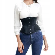 Odzież ciążowa - Gorset modelujący talię czarny - XL - miniaturka - grafika 1