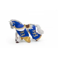 Figurki dla dzieci - Papo Figurka Koń Króla Artura niebieski 442895 - miniaturka - grafika 1