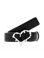 Paski - Desigual Pasek Damski 25SARL22 Czarny - miniaturka - grafika 1