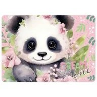 Podkładki na biurko - Podkładka laminowana Panda 10 PLAPA10 Derform - miniaturka - grafika 1