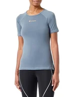 Koszulki i topy damskie - Champion Athletic C-Sport W-Stretch Blended Poly Tencel Jersey S-s Regular T-Shirt Damski, Cynowy szary, XL - miniaturka - grafika 1