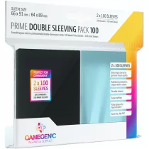 Gamegenic Prime Double Sleeving Pack 66x91 mm/64x89 mm 2x100 szt. - Akcesoria do gier planszowych - miniaturka - grafika 1