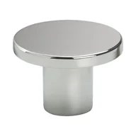 Klamki - Gałka meblowa Como Srebrna Chrom polerowany - miniaturka - grafika 1