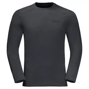 Jack Wolfskin Męski T-shirt Infinite, Phantom, S - Koszulki męskie - miniaturka - grafika 1
