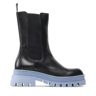 Botki damskie - Sztyblety Badura INES-02 Czarny - miniaturka - grafika 1