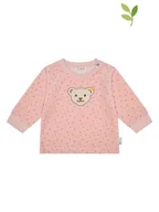 Bluzy i sweterki niemowlęce - Steiff Bluza w kolorze jasnoróżowym - miniaturka - grafika 1