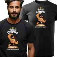 Koszulki męskie - KOSZULKA TAKIE CIACHA DZIEŃ CHŁOPAKA PREZENT L Y4 - miniaturka - grafika 1