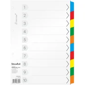 Przekładki do segregatorów - BIURFOL Przekładki kartonowe A4 10k kolorowe Biurfol - miniaturka - grafika 1