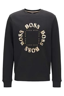 BOSS Męska bluza Slub Circle, szary (Charcoal 12), L - Bluzy męskie - miniaturka - grafika 1