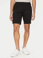 Spodenki męskie - Calvin Klein Szorty materiałowe K10K114071 Czarny Slim Fit - miniaturka - grafika 1