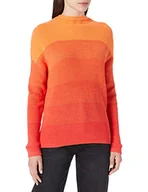 Swetry damskie - Camel Active Womenswear Sweter damski 3095365K70, Fresh Orange, XS - miniaturka - grafika 1