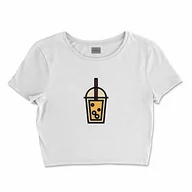 Koszulki i topy damskie - Bona Basics, Damski T-shirt basic, z nadrukiem cyfrowym, 100 bawełny, biały, swobodny, damski top, rozmiar: M, biały, M - miniaturka - grafika 1