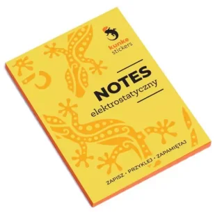 Panta Plast Notes elektrostatyczny pomarańczowy 100 szt. - Notesy i bloczki - miniaturka - grafika 2