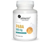Suplementy naturalne - PABA 500mg (Kwas p-aminobenzoesowy B10) 100 tabletek Aliness - miniaturka - grafika 1