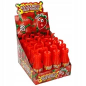 Gumy do żucia, lizaki, dropsy - BUTELKA Z ORANŻADKĄ TRUSKAWKA OPAK 20SZT - miniaturka - grafika 1