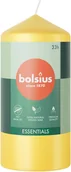 Świece - Świeca pieńkowa walec BOLSIUS Essentials 33H 12CM SŁONECZNY ŻÓŁTY - miniaturka - grafika 1