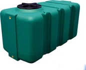 Zbiorniki na deszczówkę - UHP Zbiornik plastikowy 200 l SG zielony wym. 100 x 48 x 51 cm gwint dolny 3/4 cala - miniaturka - grafika 1