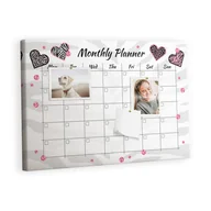 Planery - Kolorowy Organizer - Tablica Korkowa z Pinezkami - Miesięczny planer Moda 60x40 cm - miniaturka - grafika 1