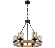 Lampy sufitowe - Globo 15555-6H - Żyrandol na łańcuchu LILA 6xE27/60W/230V - miniaturka - grafika 1