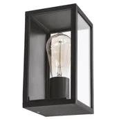 Lampy ogrodowe - Tarasowa lampa ścienna Hoya 21-32270 Candellux IP44 prostokątna czarna - miniaturka - grafika 1