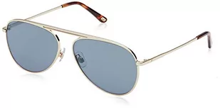 Web Unisex WE0206 okulary przeciwsłoneczne dla dorosłych, różowe (Shiny Rose Gold/Blu Mirror), 58.0 - Okulary przeciwsłoneczne - miniaturka - grafika 1
