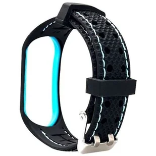 Pasek Beline Sport do Xiaomi Mi Band 3/4 Czarno-niebieski (5905359814245) - Akcesoria do smartwatchy - miniaturka - grafika 4